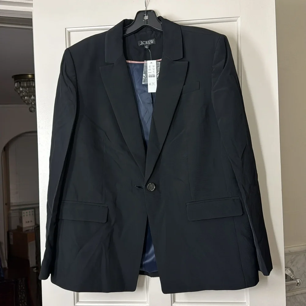 J.Crew Tuxedo blazer in drapey viscose BX801